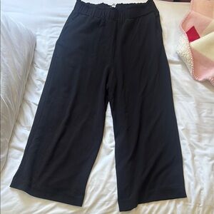 Black Wide-Leg Pants